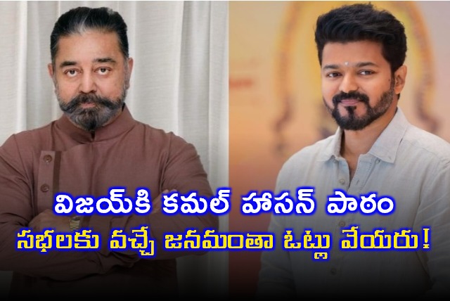 Vijay Receives Lesson from Kamal Haasan Public Gatherings Dont Guarantee Votes