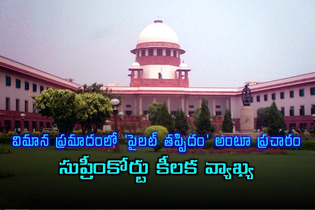 Air India Flight 171 Pilot Error Claims Unfortunate Supreme Court