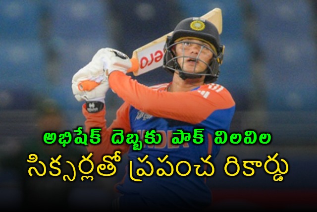 Abhishek Sharma demolishes Pakistan breaks records