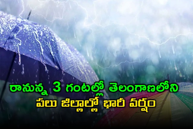 Telangana Rains Heavy Rainfall Expected in Several Districts