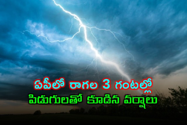 APSDMA issues rain alert for Andhra Pradesh districts