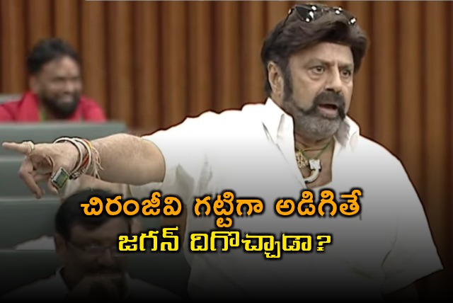 Nandamuri Balakrishna Comments on Chiranjeevi and Jagan in AP Assembly