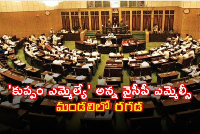 AP Council Uproar Over Kuppam MLA Remark on Chandrababu Naidu