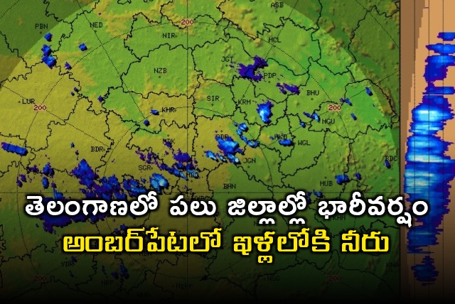 Heavy rains in Hyderabad and Telangana