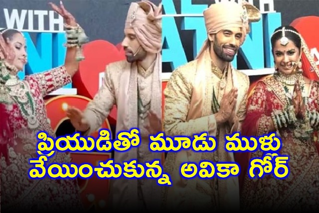 Avika Gor Ties the Knot with Boyfriend Milind Chandwani