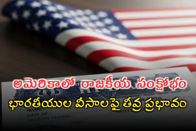 H1B visa issuance frozen due to US government shutdown