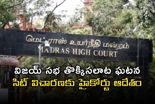 Vijay Rally Stampede Madras High Court Orders SIT Investigation