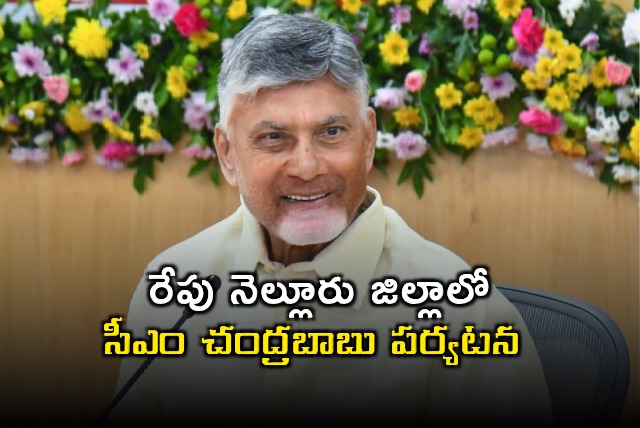 Chandrababu Naidu to Visit Nellore District Tomorrow