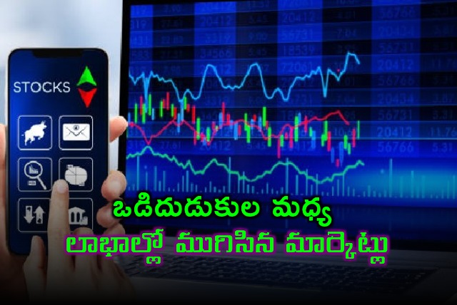 Sensex Ends Higher Amid Volatility