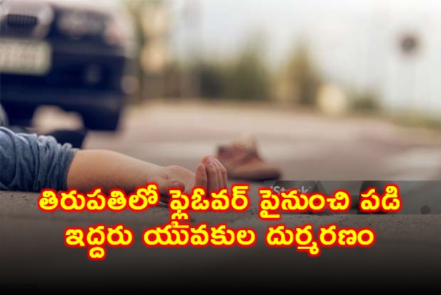 Two students die in Tirupati flyover accident