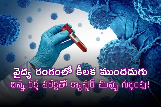 Cancer Early Detection with Blood Test A Key Medical Advancement