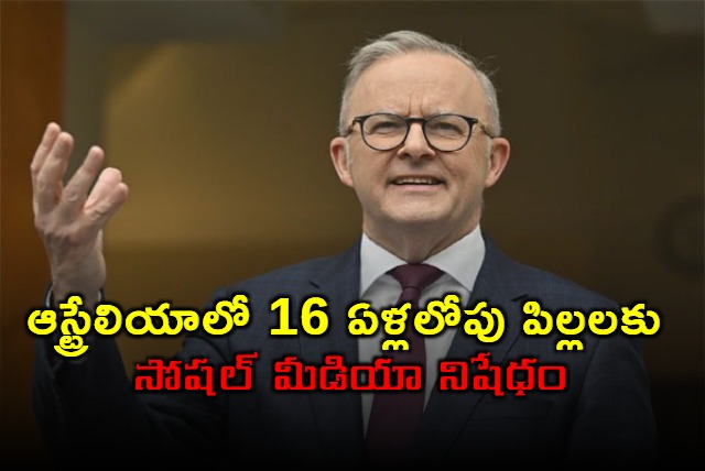 Anthony Albanese Announces Social Media Ban for Under 16s in Australia