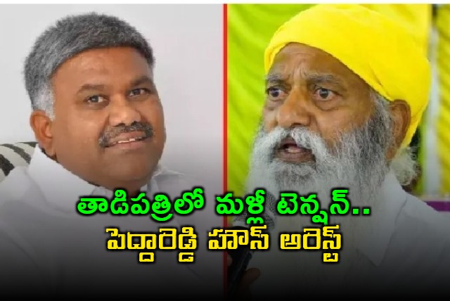 Kethi Reddy Pedda Reddy House Arrest Amidst Tadipatri Tension
