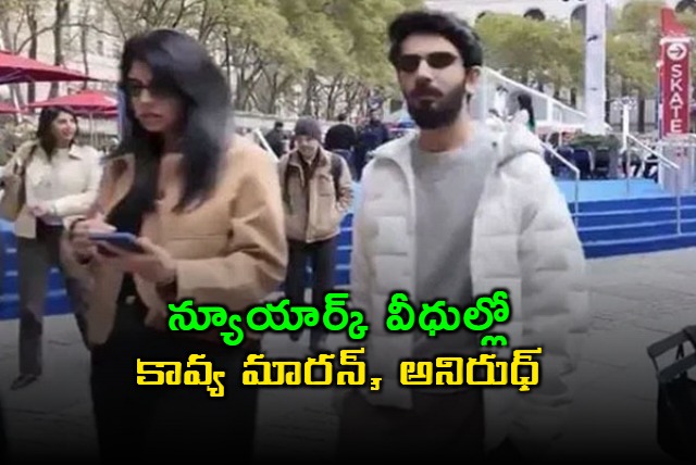 Kavya Maran Anirudh Ravichander Spotted in New York Fueling Marriage Rumors