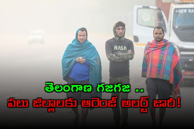 Telangana Shivers Orange Alert Issued for Several Districts