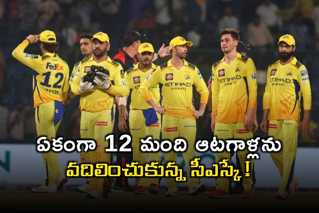 CSK Releases 12 Players Ahead of 2026 Season Major Overhaul