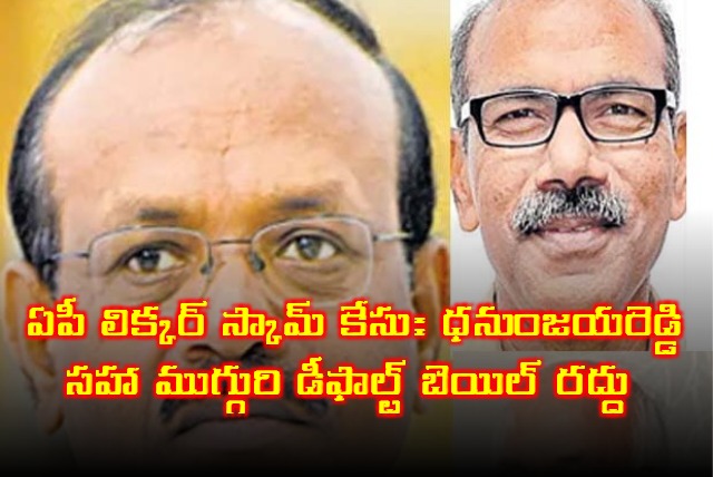 Dhanunjay Reddy Bail Cancelled in AP Liquor Scam Case