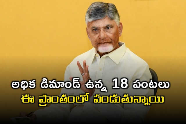 Chandrababu Naidu Focuses on Horticulture Development in Rayalaseema