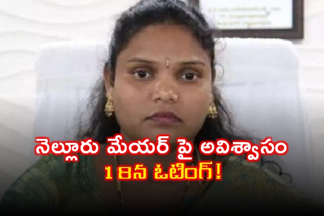 Nellore Mayor Potluri Sravanthi to Face Vote on December 18