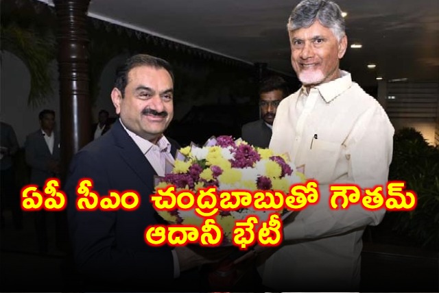 Gautam Adani Meets AP CM Chandrababu Naidu