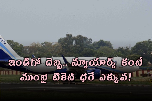 Indigo Crisis Mumbai Flight More Expensive Than New York