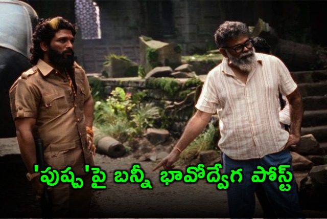 Allu Arjun Emotional Post on Pushpa Unforgettable Journey