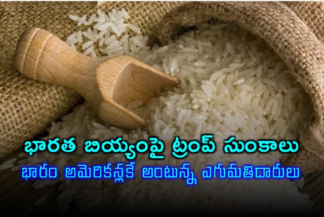Trumps Rice Tariff Warning Impacts US Consumers Not India