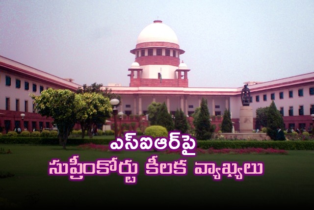 West Bengal BLOs Face Threats Supreme Court Remarks on SIR