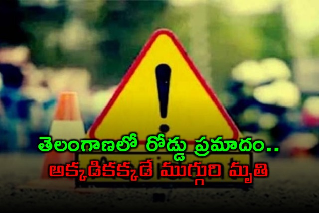 Adilabad Road Accident Three Dead in Telangana
