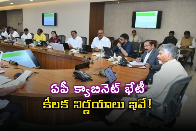 AP Cabinet Key Decisions Roads Education and Employee Welfare