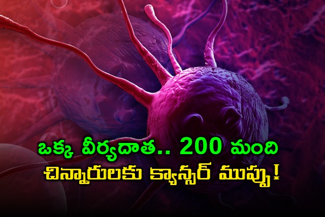 Sperm Donor 200 Children at Risk of Cancer