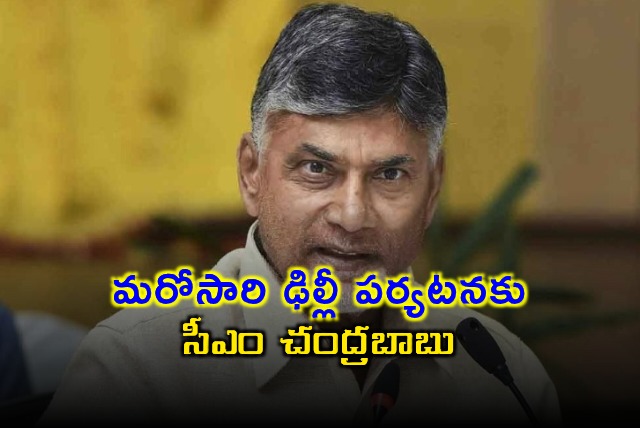 Chandrababu Naidu to Visit Delhi Again