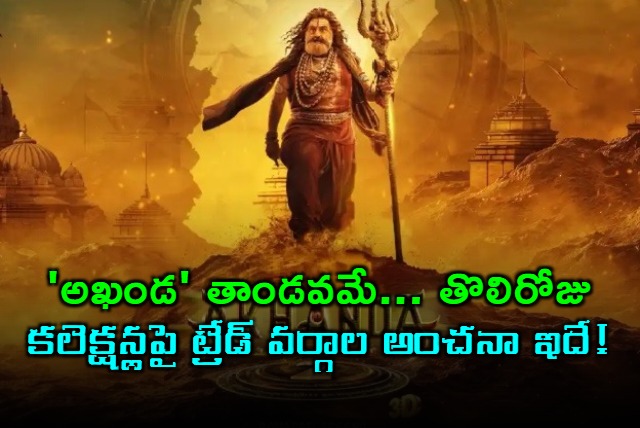 Nandamuri Balakrishna Akhanda 2 Expected Day 1 Collections