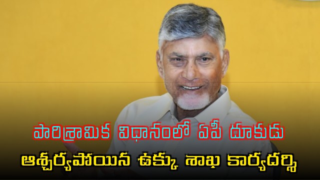 Chandrababu Naidu New Mantra for Industrial Policy Surprises Steel Secretary