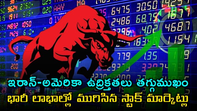 Stock Markets Surge as Iran America Tensions Subside