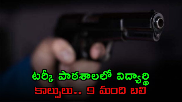 Isa Aras Mersinli 9 Dead in Turkey School Shooting