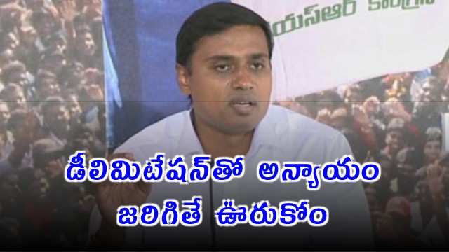 Mithun Reddy Wont Tolerate Delimitation Injustice to Andhra Pradesh