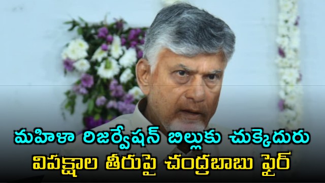 Chandrababu Naidu Slams Opposition Over Women Reservation Bill Failure