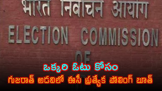 Mahant Haridas Bapu EC Sets Up Special Polling Booth in Gujarat Forest for Single Voter