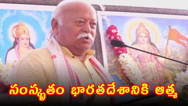 RSS chief urges people to learn Sanskrit says it constitutes the very soul of nation