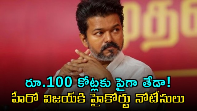 Madras High Court flags rs 100 crore gap in actor Vijays poll filings 