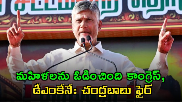 CM Chandrababu Naidu Fires on Congress and DMK in Tamil Nadu