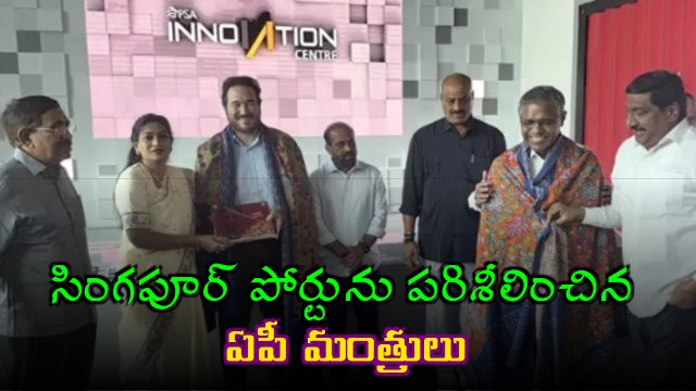 AP ministers visited Sigapore port