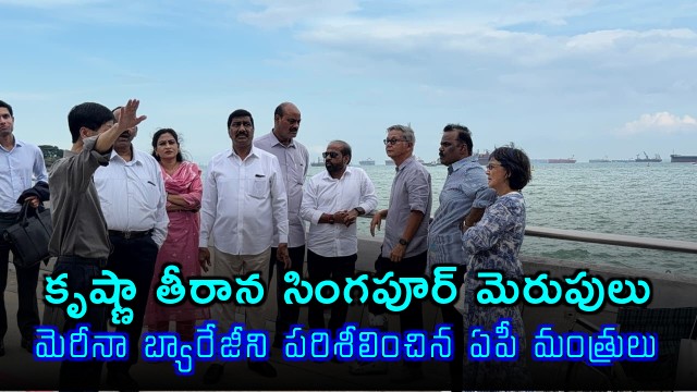 AP Ministers visits Marina Barrage in Singapore
