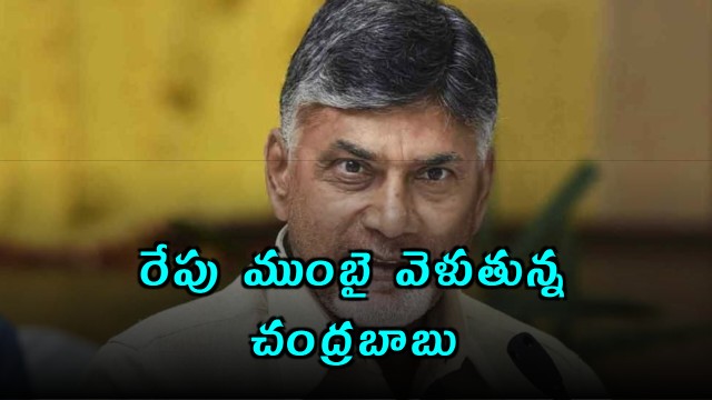 Chandrababu Naidu to Visit Mumbai Tomorrow