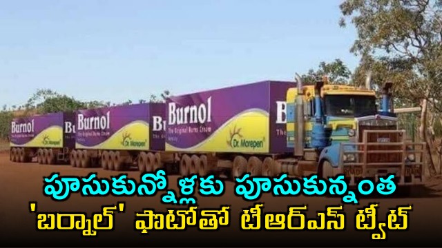 Kavitha TRS Party Tweets Burnol Photo in Response to BRS