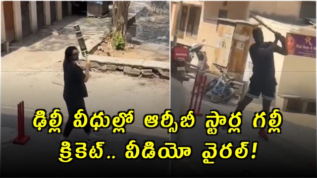 Tim David Romario Shepherd Play Gully Cricket in Delhi Viral Video