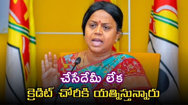 Pnachumarti Anuradha slams YCP over Google in Vizag