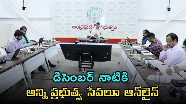 Chandrababu reviews on RTGS