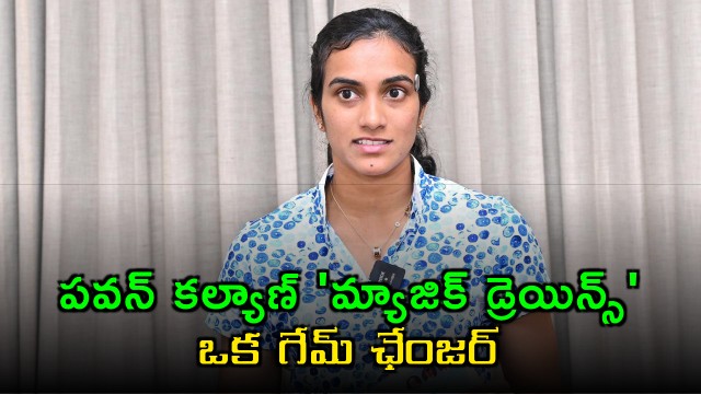 PV Sindhu Applauds Pawan Kalyans Magic Drains Initiative